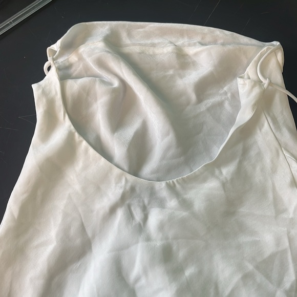 Resa river satin maxi dress in white size S. NWOT - Picture 10 of 11